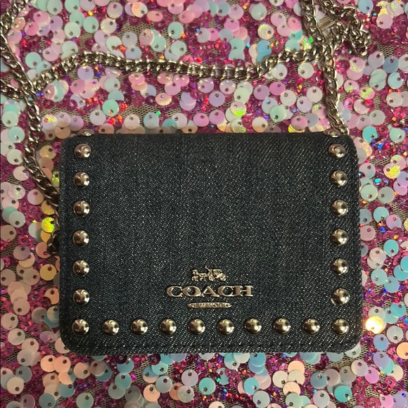 Coach denim Studded Women's Bag